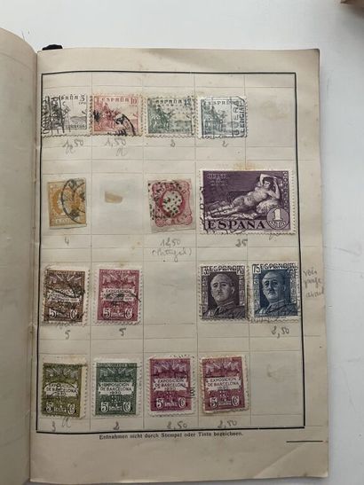 null Set of stamps including France, Moncaco, Colonies, Germany, Europe ... and mail...