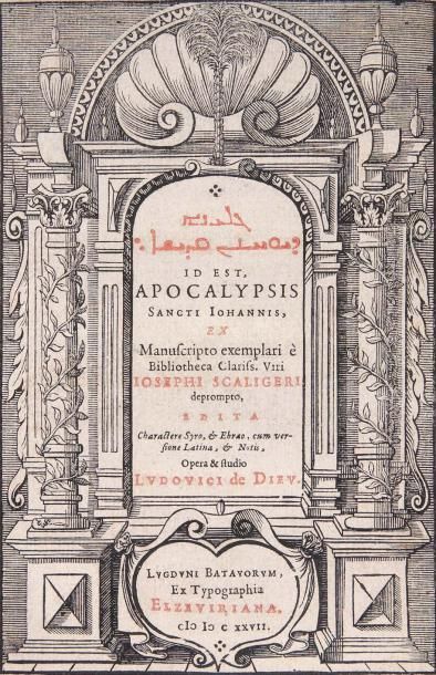 null [APOCALYPSE]. Id est Apocalypsis Sancti Iohannis, ex manuscripto exemplari è...