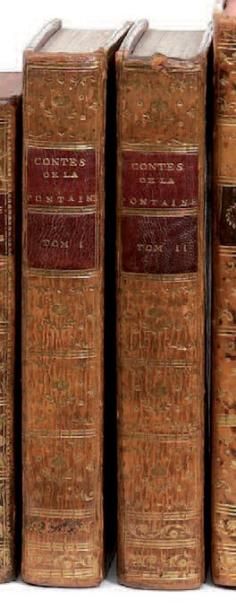 JEAN DE LA FONTAINE Contes et nouvelles en vers. A Amsterdam, (Paris), 1762. 2 volumes...