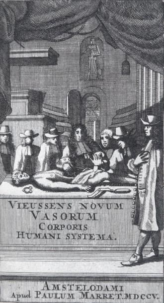 VIEUSSENS (RAYMOND) Novum vasorum corporis humani systema. 1 vol. in-12 relié plein...