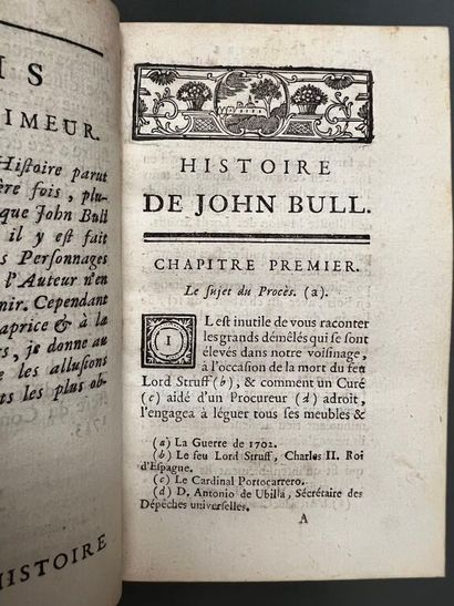 null [ARBUTHNOT (John) SWIFT (Jonathan). The endless trial or story of John Bull...