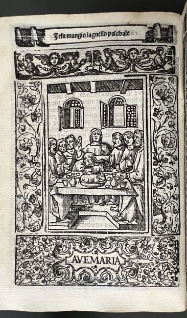 null [16th c. book]. [CASTELLANO (Alberto)]. Rosario del[l]a gl[or]iosa V[er]gine...
