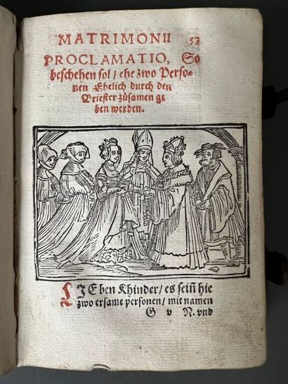 null [Sixteenth-century book]. [Liturgy, Salzburg]. LIBELLUS agendarum, circa sacramenta,...