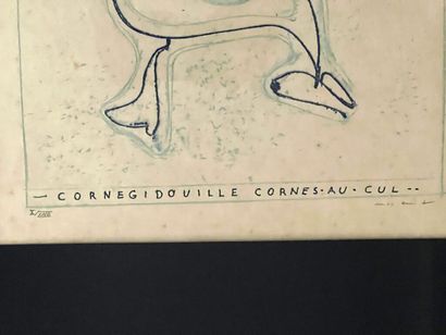 null Max ERNST (1891-1976)
"Corneguidouille cornes-au-cul!". One of 9 illustrations...