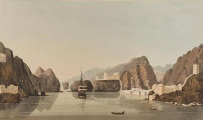 TEMPLE (LT R.) Sixteen views of Places in the Persian gulph, taken in the years 1809-1810...