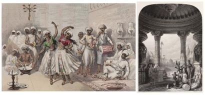 ENAULT (LOUIS) L'Inde pittoresque. Illustrations de Rouargue et Outwaith. 1 fort...
