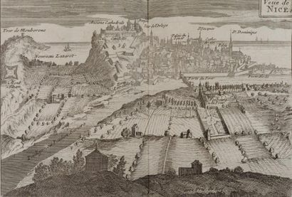 FER (Nicolas de) Plans des principales villes fortes de l'Europe. 1 volume in-4 relié...
