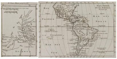 null [AMERICANA] LOPEZ (TOMAS DE VARGAS MACHUCA). Atlas geographico de la America...