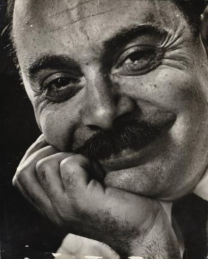 Philippe Halsman (1906-1979) Portrait d?Aurel Bauh, 1932. Épreuve gélatino-argentique...