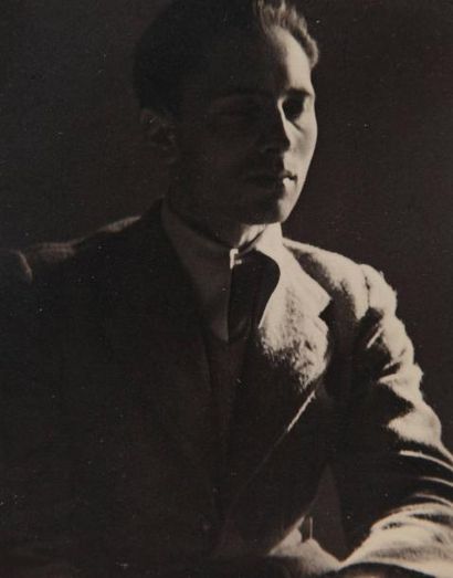 Théodore BRAUNER (1914-2000) Autoportrait, 1937-1939. Épreuve gélatino-argentique...