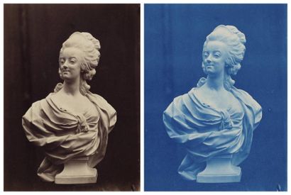 Alphonse DELAUNAY (Rouen 1827 - Paris 1906) Buste de Marie-Antoinette, Reine de France....