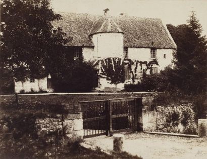 Alphonse DELAUNAY (Rouen 1827 - Paris 1906) Château d?Ambourville, 1874 [Seine-Maritime,...