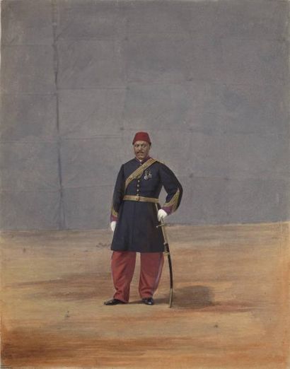 E. DÉSIRÉ [Désiré Ernié, dit] (actif 1860-1880) Portraits de dignitaires du régime...