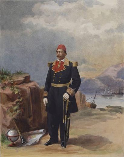 E. DÉSIRÉ [Désiré Ernié, dit] (actif 1860-1880) Portraits de dignitaires du régime...