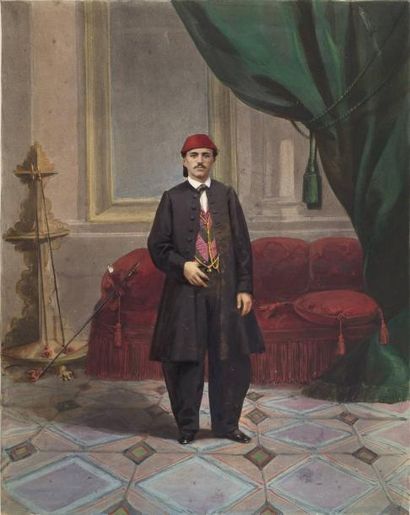E. DÉSIRÉ [Désiré Ernié, dit] (actif 1860-1880) Portraits de dignitaires du régime...