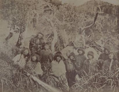 [ARGENTINE] Indiens de Patagonie, Argentine, vers 1880. Épreuve d?époque sur papier...