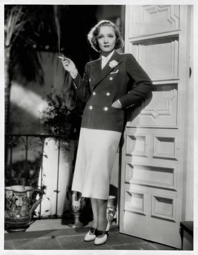 null DESIR / DESIRE Marlène Dietrich pour le film de Frank Borzage (1936). Epreuve...