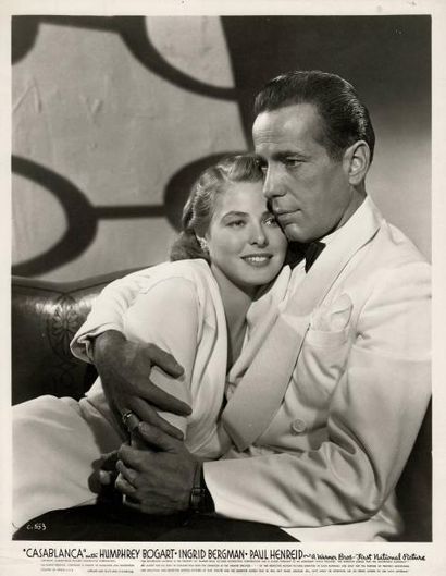 CASABLANCA Ingrid Bergman et Humphrey Bogart...