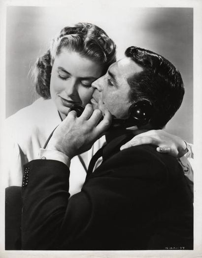null LES ENCHAINES / NOTORIOUS Ingrid Bergman et Cary Grant pour le film d'Alfred...