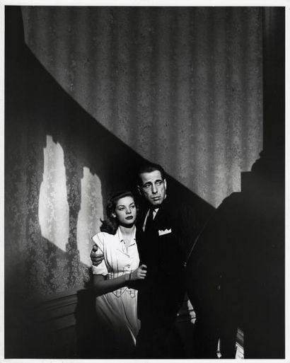 null LE GRAND SOMMEIL / THE BIG SLEEP Lauren Bacall et Humphrey Bogart dans le film...