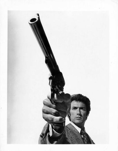 null MAGNUM FORCE Clint Eastwood pour le film de Ted Post (1973). Epreuve argentique...