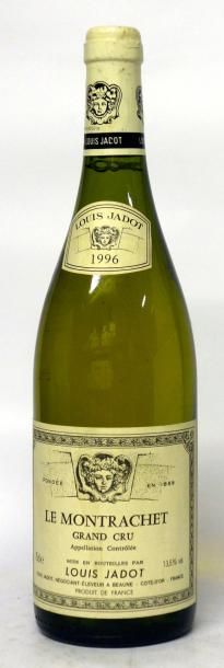 VINS BLANCS DE BOURGOGNE 1 Bouteille MONTRACHET 1996 GRAND CRU L. JADOT