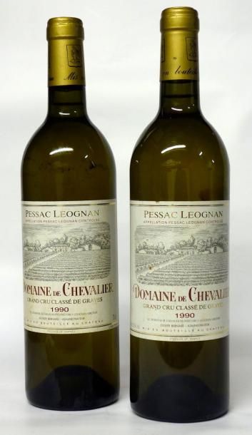 VINS BLANCS DE BORDEAUX 2 Bouteilles DOMAINE DE CHEVALIER PESSAC LÉOGNAN BLANC 1...