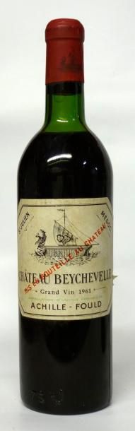 VINS ROUGES DE BORDEAUX 1 Bouteille CHÂTEAU BEYCHEVELLE 4éme CRU CLASSÉ St. JULIEN...