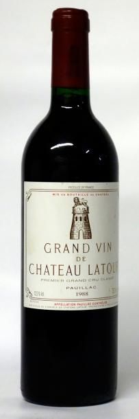 VINS ROUGES DE BORDEAUX 1 Bouteille CHÂTEAU LATOUR 1er GRAND CRU CLASSÉ PAUILLAC...