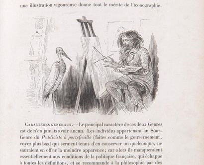 BALZAC Monographie de la presse parisienne. 1 vol. in-4 relié plein maroquin noir...