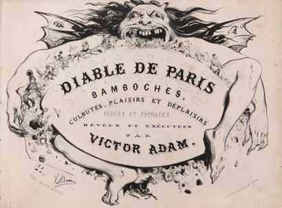 ADAM (Victor ) Diable de Paris. Bamboches, culbutes, plaisirs et déplaisirs, farces...