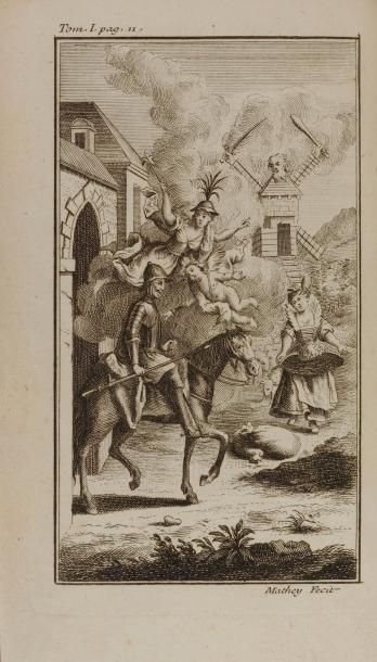 CERVANTES (Miguel de) Histoire de l?admirable Don Quichotte de la Manche. 6 vol....