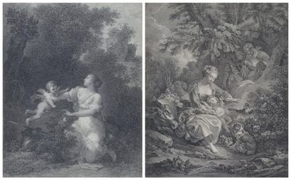 René GAILLARD (1719-1790), d'après François Boucher (1703-1770)