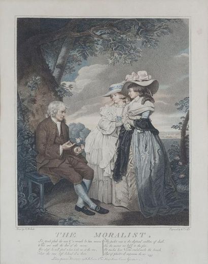  Ensemble de six gravures anglaises William NUTTER (1754-1802) «The Visit Returned...