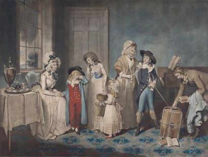 John JONES (c.1745-1797) «Black Monday or the Departure to School» & «Dulce Domum...