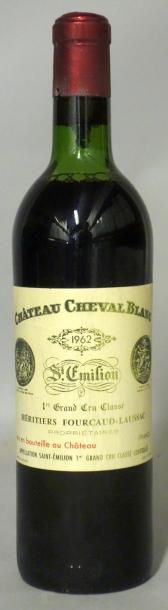 1 Bouteille CHÂTEAU CHEVAL BLANC 1962 Etiquette...