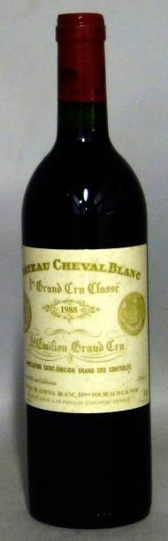 1 Bouteille CHÂTEAU CHEVAL BLANC 1988 Étiquette...