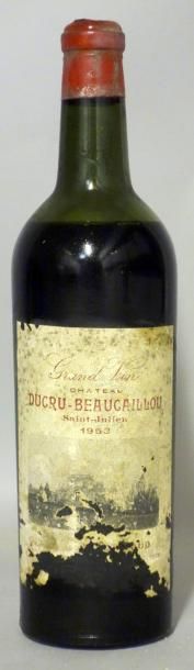 1 Bouteille CHÂTEAU DUCRU-BEAUCAILLOU 1953...