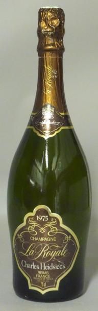 null 1 Bouteille CHAMPAGNE «LA ROYAL» 1975 CHARLES HEIDSIECK