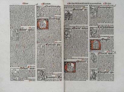null [Livres du XVIe s.]. NATALIBUS (Petrus de). [Catalogus sanctorum et gestorum...