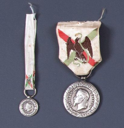 Médaille de la Campagne du Mexique. Fabrication...