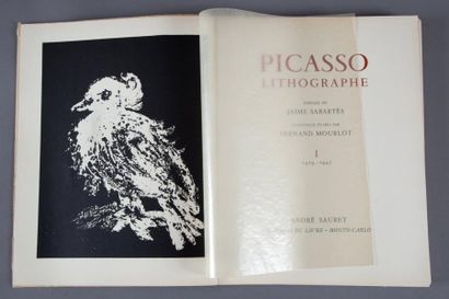 PICASSO. MOURLOT (Fernand) Picasso lithographe. Préface de Jaime Sabartès. Vol. I:...