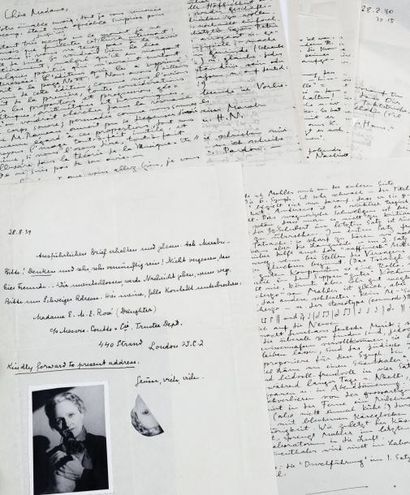 NOUVEAU (Henri) Correspondance avec Eleanor Rosé. Ensemble d'environ 230 lettres...