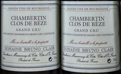 2 Bouteilles Chambertin Clos de Beze 2004...