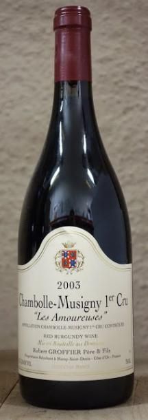 null 1 Bouteille Chambolle Musigny 1er Cru 2003 Les Amoureuses - R. Groffier