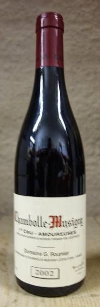 null 1 Bouteille Chambolle Musigny 1er Cru 2002 Les Amoureuses - G. Roumier Étiquettes...