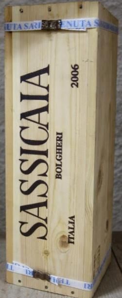 1 Magnum Italie - Sassicaia 2006 Caisse bois...