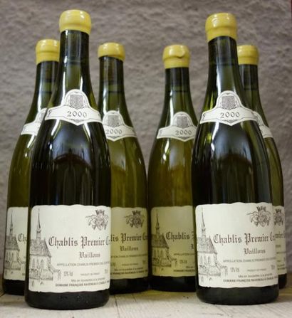 null 6 Bouteilles Chablis 1er Cru Vaillons 2000 Raveneau