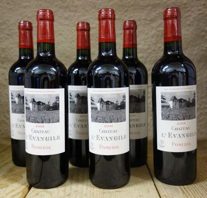 null 6 Bouteilles Château L'Evangile 2004 Pomerol