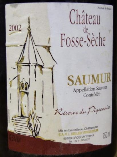 10 Bouteilles Saumur - Château de Fosse Séche...